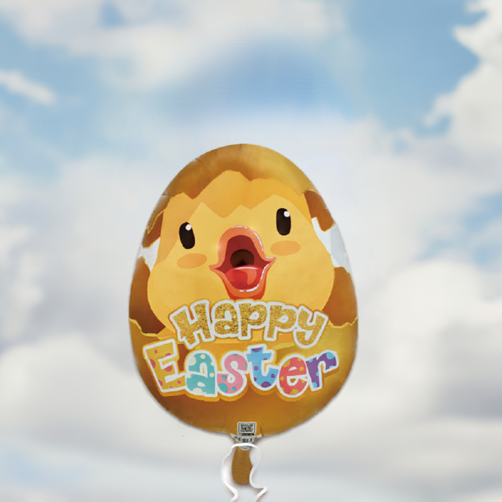 Happy Easter Hatching Egg Chick