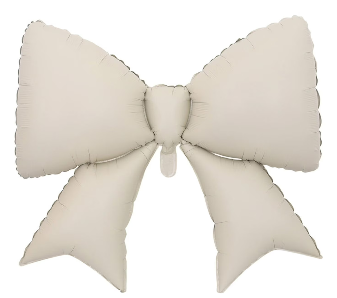 38" White Bow