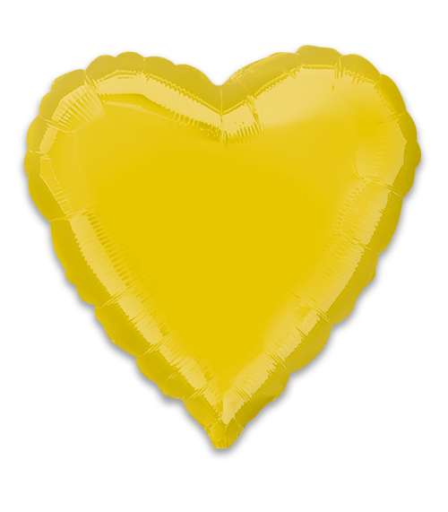 18" Yellow Heart