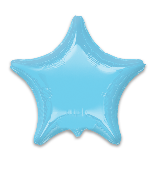 18" Light Blue Star