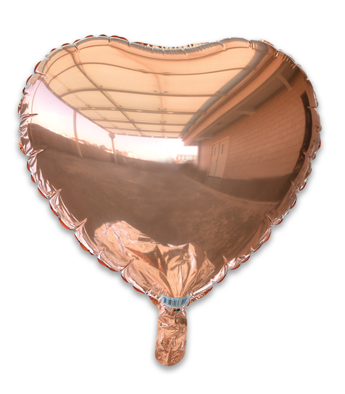 18" Rose Gold Heart