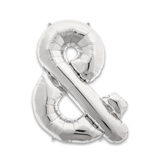 14" Silver Ampersand