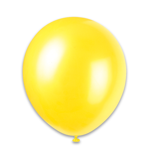 12" Pearlized Balloons 8Ct - Yellow