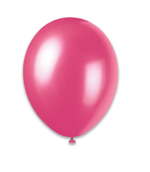 12" Pearlized Balloons 8Ct - Hot Pink