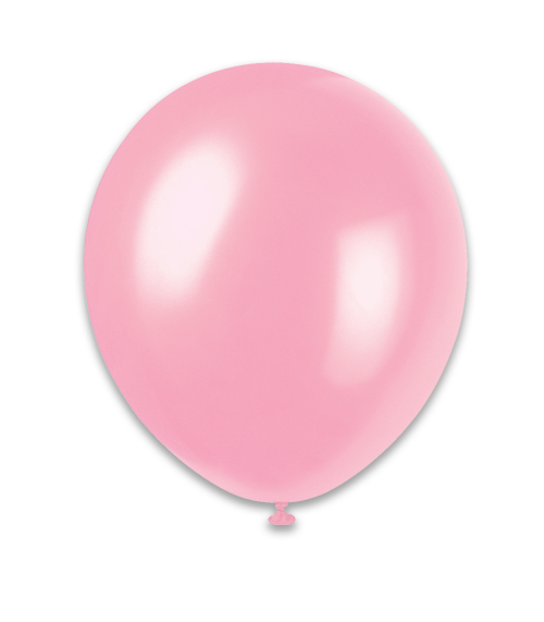 12" Pearlized Balloons 8Ct - Light Pink