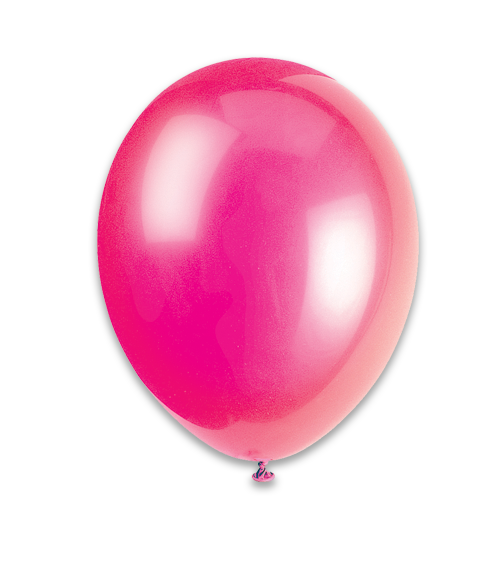 12" Pearlized Balloons 8Ct - Fuchsia