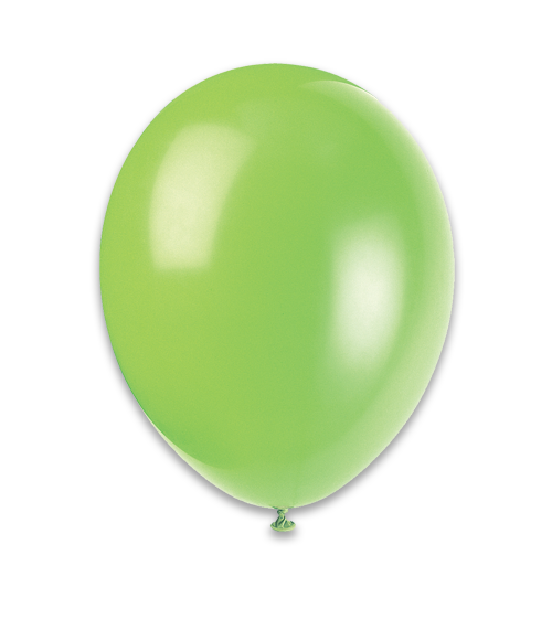 12" Pearlized Balloons 8Ct - Lime Green