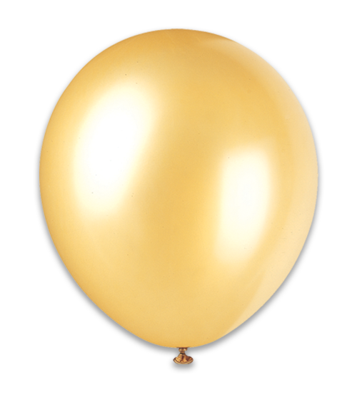 12" Pearlized Balloons 72Ct -  Gold