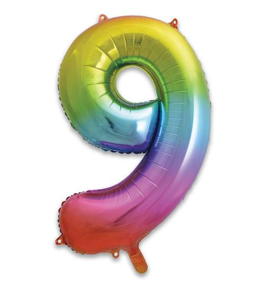 34" Rainbow No.9