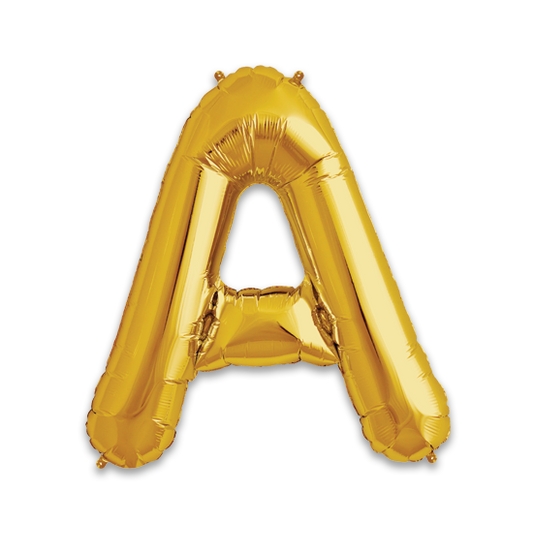 14" Gold Letter A