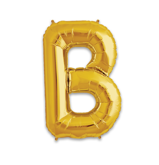 14" Gold Letter B