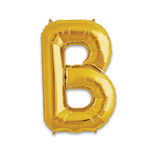 14" Gold Letter B