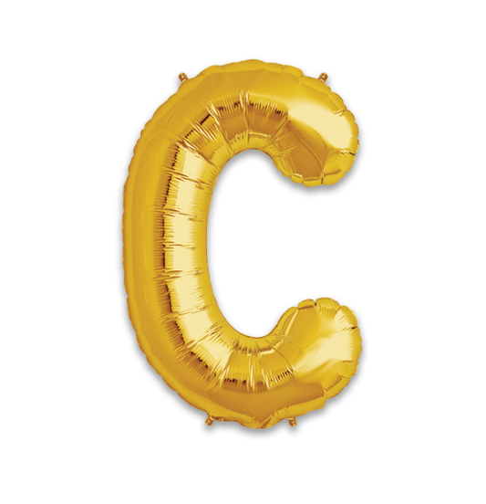 14" Gold Letter C