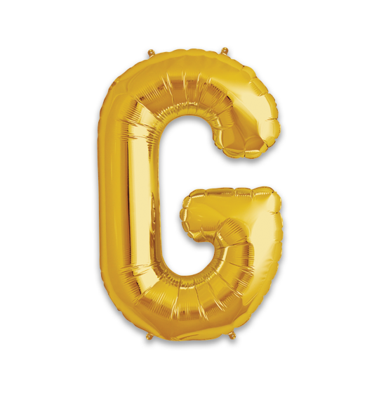 14" Gold Letter G