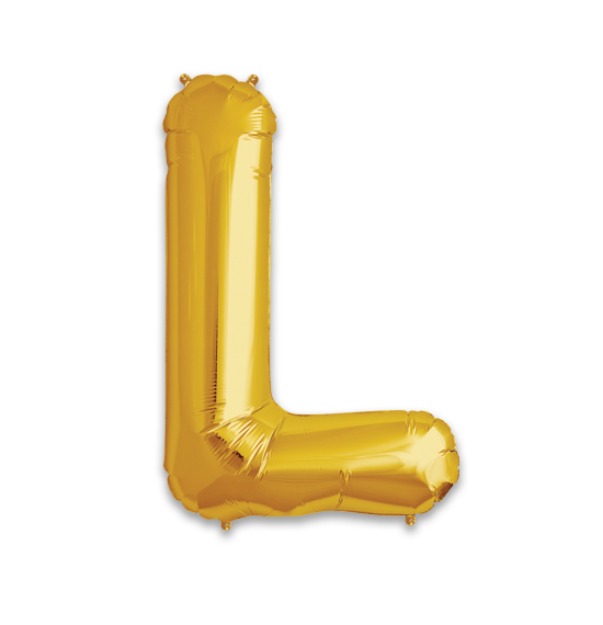 14" Gold Letter L