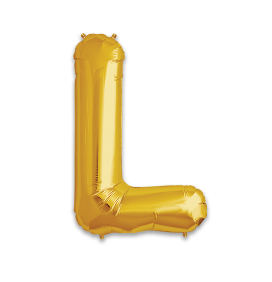 14" Gold Letter L