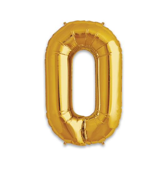 14" Gold Letter O