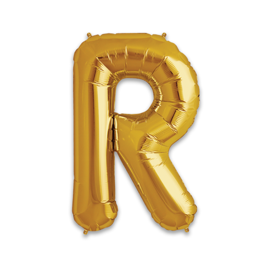 14" Gold Letter R