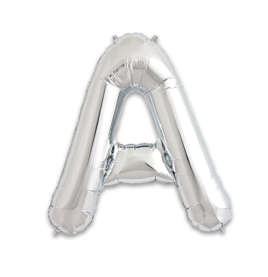 34" Silver Letter A